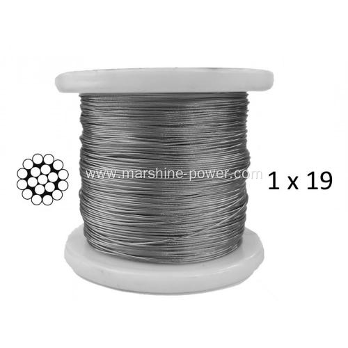 Coated Braided Stainless Steel Wire Rope